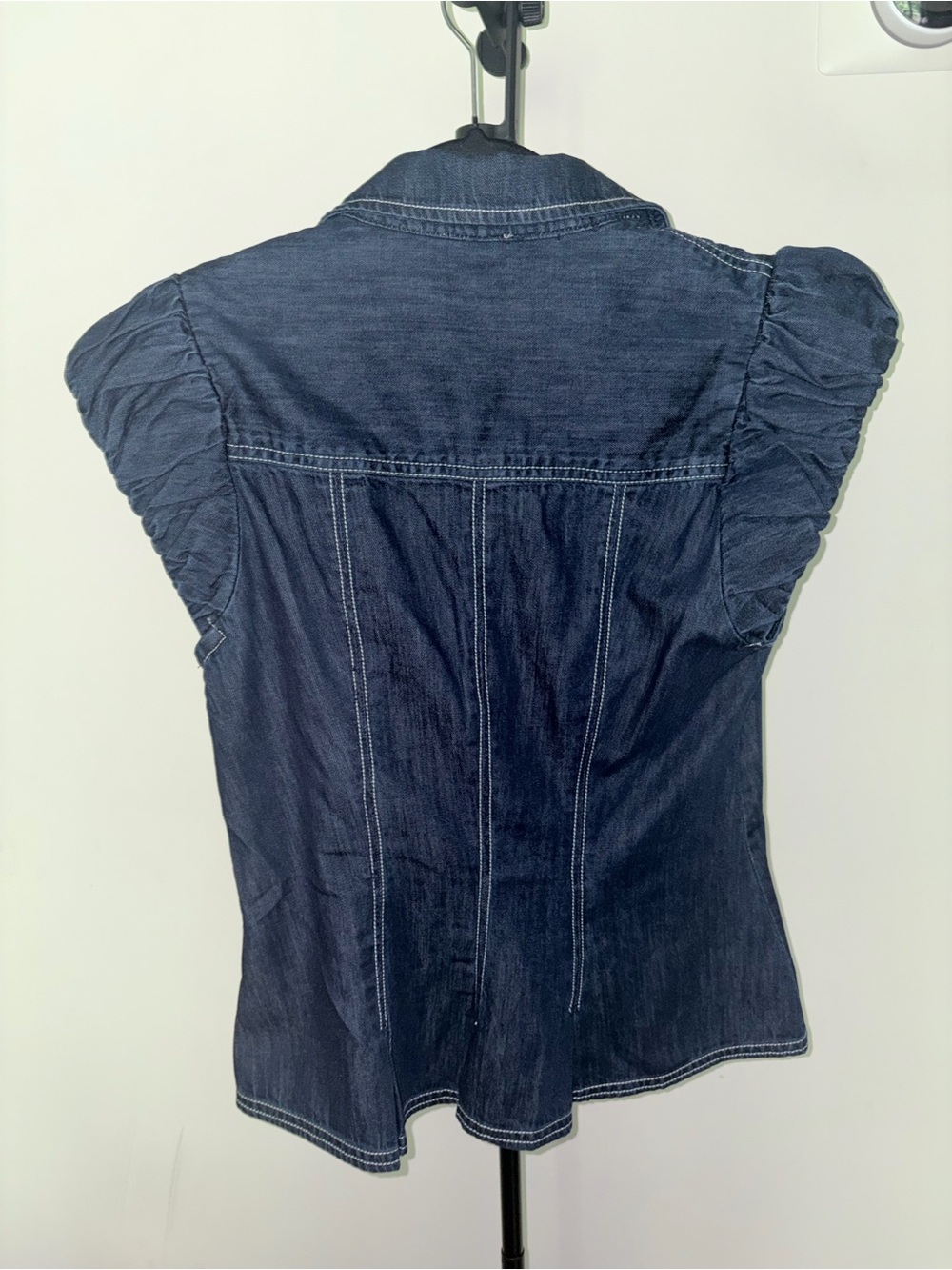 Pilcro Denim Puff Sleeve Top - Picture 4 of 6